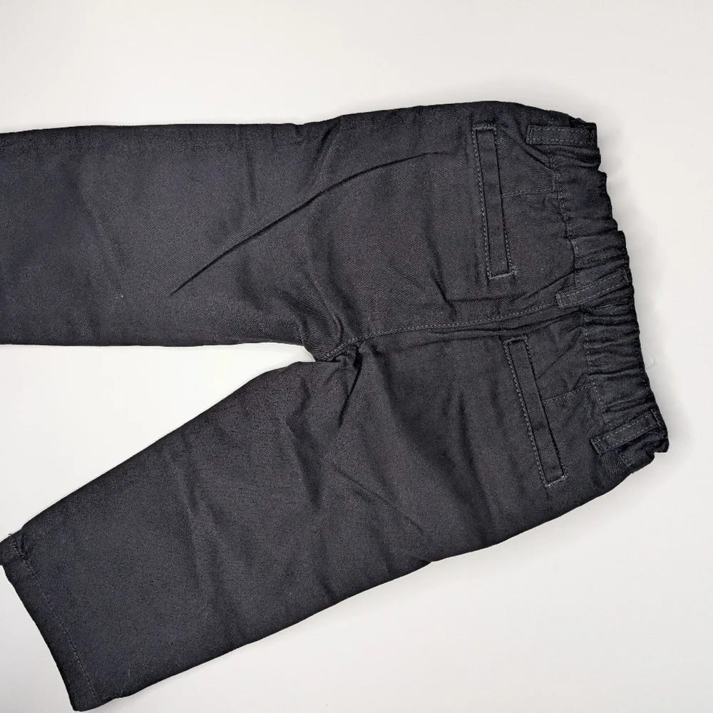 NWT The Children’s Place Black Dress Slacks 9–12M